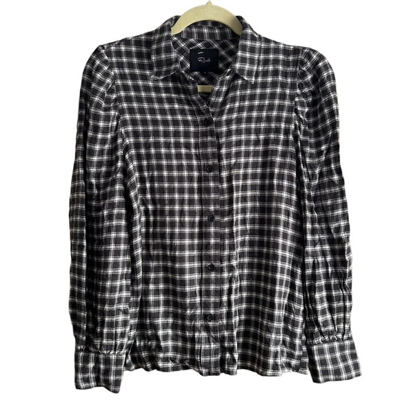 RAILS ANGELICA PUFF SLEEVE SHIRT - Picture 2 of 5